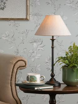 Laura Ashley Ludchurch Table Lamp, Black - view 2, Black