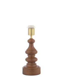 Laura Ashley Millbrook Wood Table Lamp Base, Natural, Brown Dark