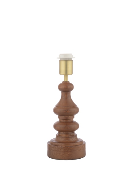 Laura Ashley Millbrook Wood Table Lamp Base, Natural, Brown Dark