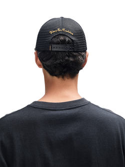 Deus ex Machina Pill Trucker Hat, Mechanic Blue - view 2, Mechanic Blue