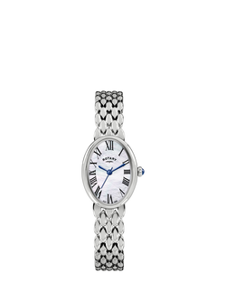 Rotary RLB10023/07 Women's Heritage Astoria Bracelet Strap Watch, Silver, Silver