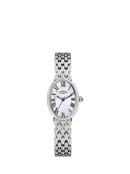 Rotary RLB10023/07 Women's Heritage Astoria Bracelet Strap Watch, Silver, Silver