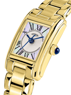 Rotary RLB10026/70 Women's Heritage Astoria Bracelet Strap, Gold - view 2, Gold