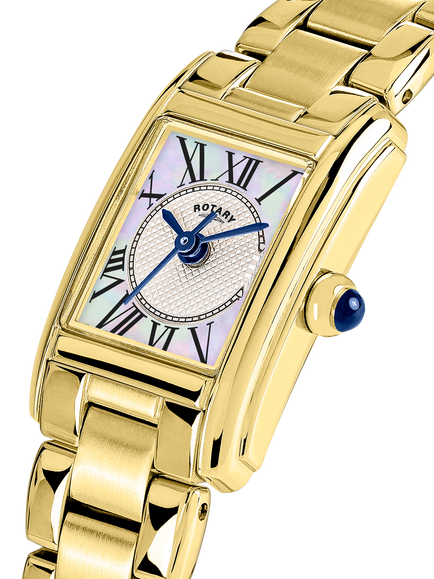 Rotary RLB10026/70 Women's Heritage Astoria Bracelet Strap, Gold - view 2, Gold