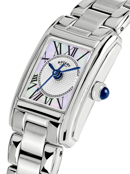 Rotary RLB10027/70 Women's Heritage Astoria Bracelet Strap Watch, Silver - view 2, Silver