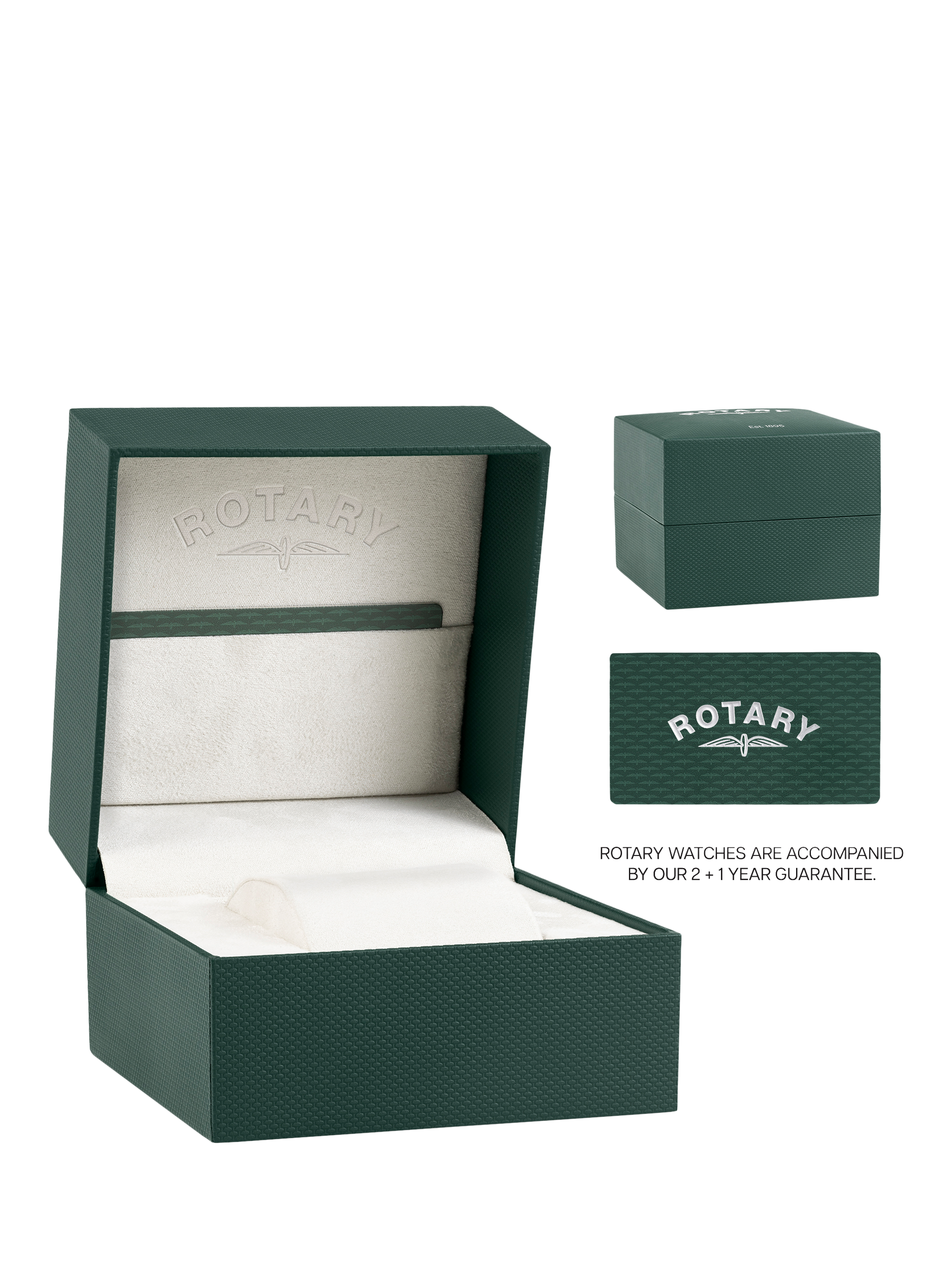 Product image 6 of 6, which shows Rotary RGB10008/06 Men's Seamatic Eclipse Bracelet Strap Watch, Gold