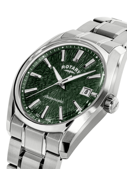 Rotary RGB10011/24 Men's Lumen Bracelet Strap Watch, Silver - view 2, Silver