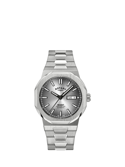 Rotary GB05490/06 Men's Regent Bracelet Strap Watch, Silver, Silver