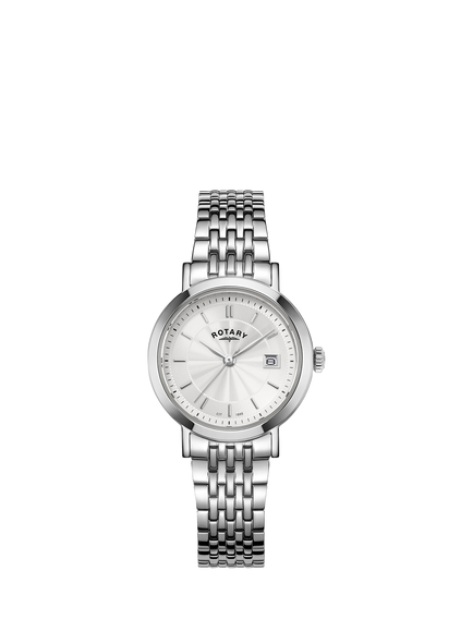 Rotary LB05420/02 Women's Everyday Bracelet Strap Watch, Silver & Gold