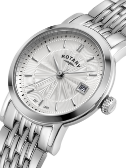 Rotary LB05420/02 Women's Everyday Bracelet Strap Watch - view 2, Silver & Gold