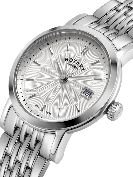 Rotary LB05420/02 Women's Everyday Bracelet Strap Watch - view 2, Silver & Gold