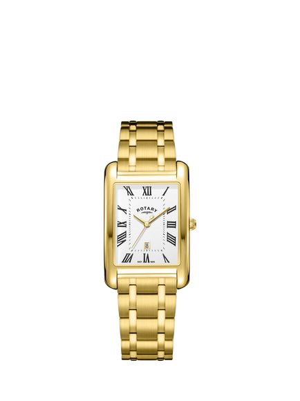 Rotary RGB05753/01 Men's Heritage Astoria Bracelet Strap Watch, Silver