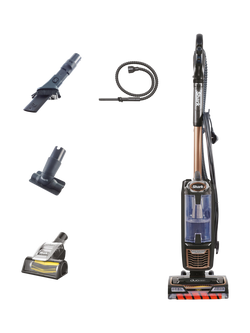 Shark NZ801UKTBK Anti Hair Wrap Pet Model Upright Vacuum Cleaner, Deep Navy / Copper, Deep Navy / Copper