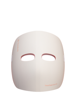 Therabody TheraFace Mask Glo Cordless LED Skincare Mask with Relaxing Massage, White / Indigo
