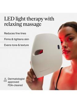 Therabody TheraFace Mask Glo Cordless LED Skincare Mask with Relaxing Massage - view 2, White / Indigo