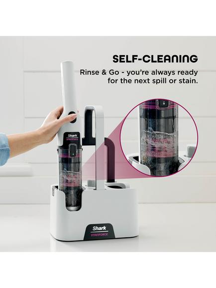Shark StainForce HX100UKT Cordless Stain-Destroying Spot Cleaner, White - view 2, White