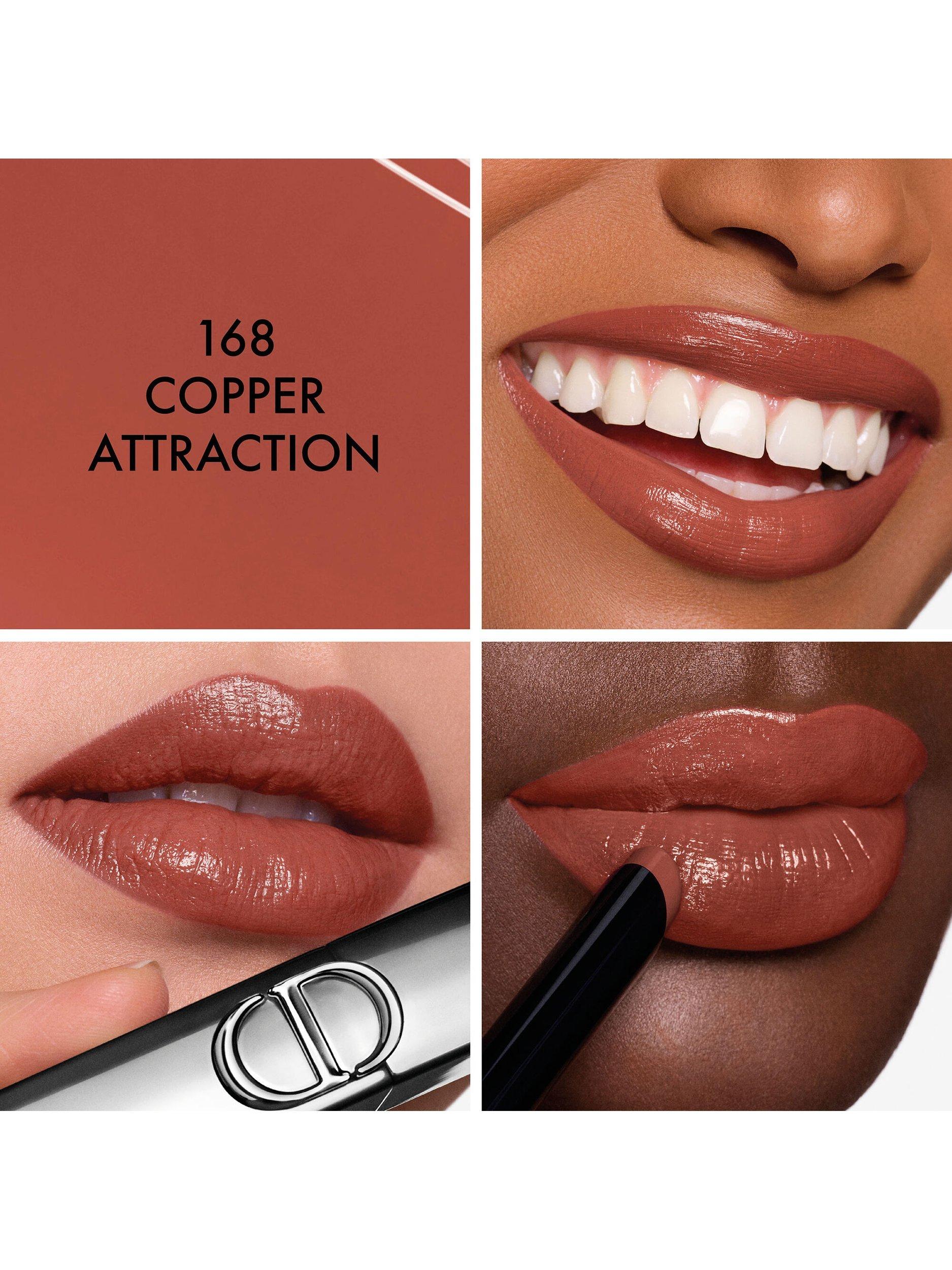 Product image 2 of 9, which shows DIOR Rouge Dior On Stage Lipstick, 168 Copper Attraction