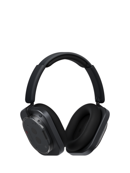 Nothing Headphone (1) Wireless Bluetooth Active Noise Cancelling Over-Ear Headphones with Mic/Remote, Black
