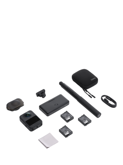 DJI Osmo 360 Action Camera, 8K, 120MP, 360° Recording, Adventure Combo, Black - view 2, Black
