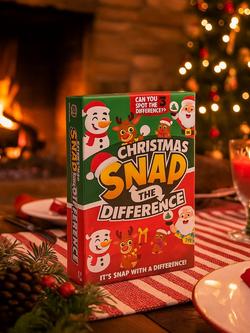 Format Games Christmas Snap The Difference Party Game - view 2, Multi