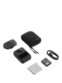 DJI Osmo 360 Action Camera, 8K, 120MP, 360° Recording, Standard Combo, Black - view 2, Black