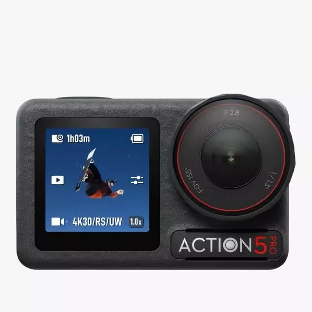 action camera with screen