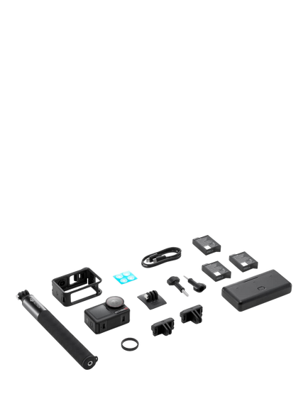 DJI Osmo Action 5 Pro Action Camera, 4K, 40MP, Adventure Combo, Black - view 2, Black
