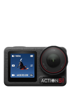 DJI Osmo Action 5 Pro Action Camera, 4K, 40MP, Standard Combo, Black