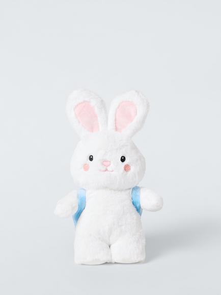 John Lewis Daisy the Bunny Plush Soft Toy, White - view 2, White