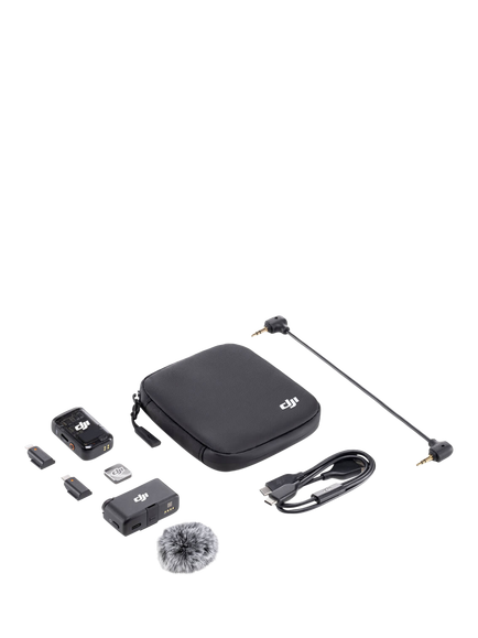 DJI Mic 2 Wireless Microphone (1 TX & 1 RX), Black - view 2, Black
