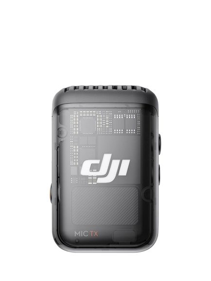 DJI Mic 2 Wireless Microphone (2 TX & 1 RX) with Charging Case, Black, Black