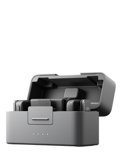 DJI Mic Mini Wireless Microphone (2TX & 1RX) with Charging Case, Black - view 2, Black