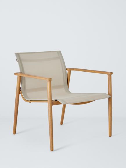John Lewis Sahara Garden Lounge Chair, Mocha, Latte