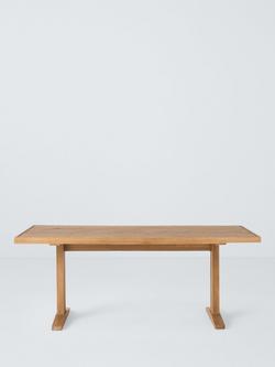 John Lewis Estate Acacia Wood Rectangular Garden Dining Table, 190cm, Natural - view 2, Natural