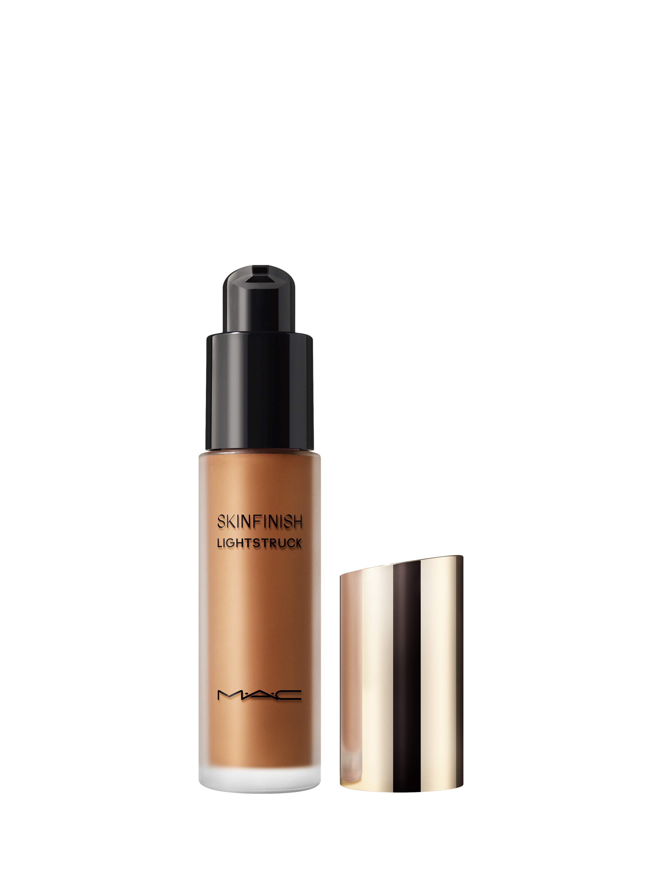 Product image 1 of 4, which shows MAC Skinfinish Lightstruck Liquid Highlighter, Bronze Glaze