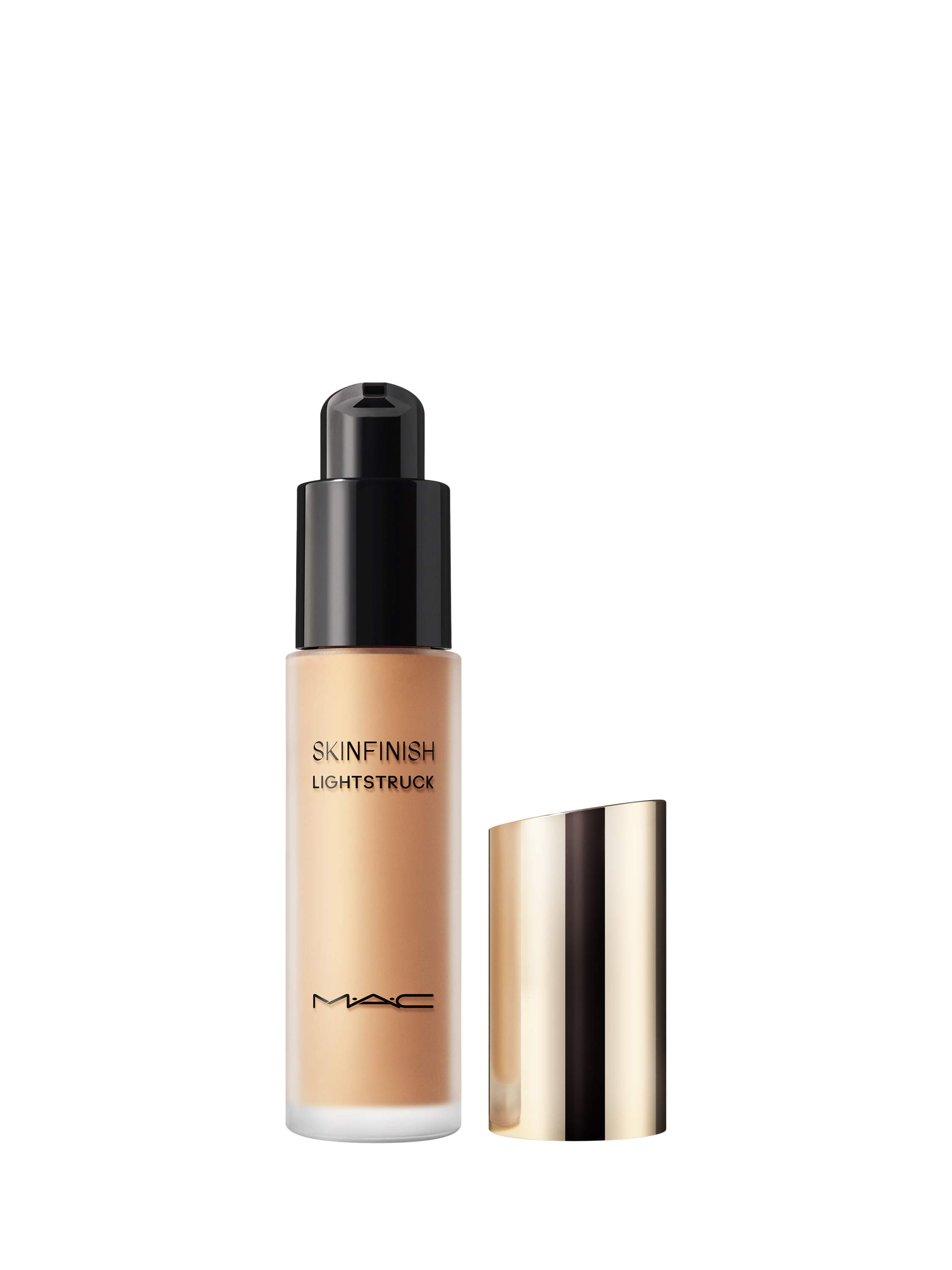 Product image 1 of 4, which shows MAC Skinfinish Lightstruck Liquid Highlighter, Double-Gleam