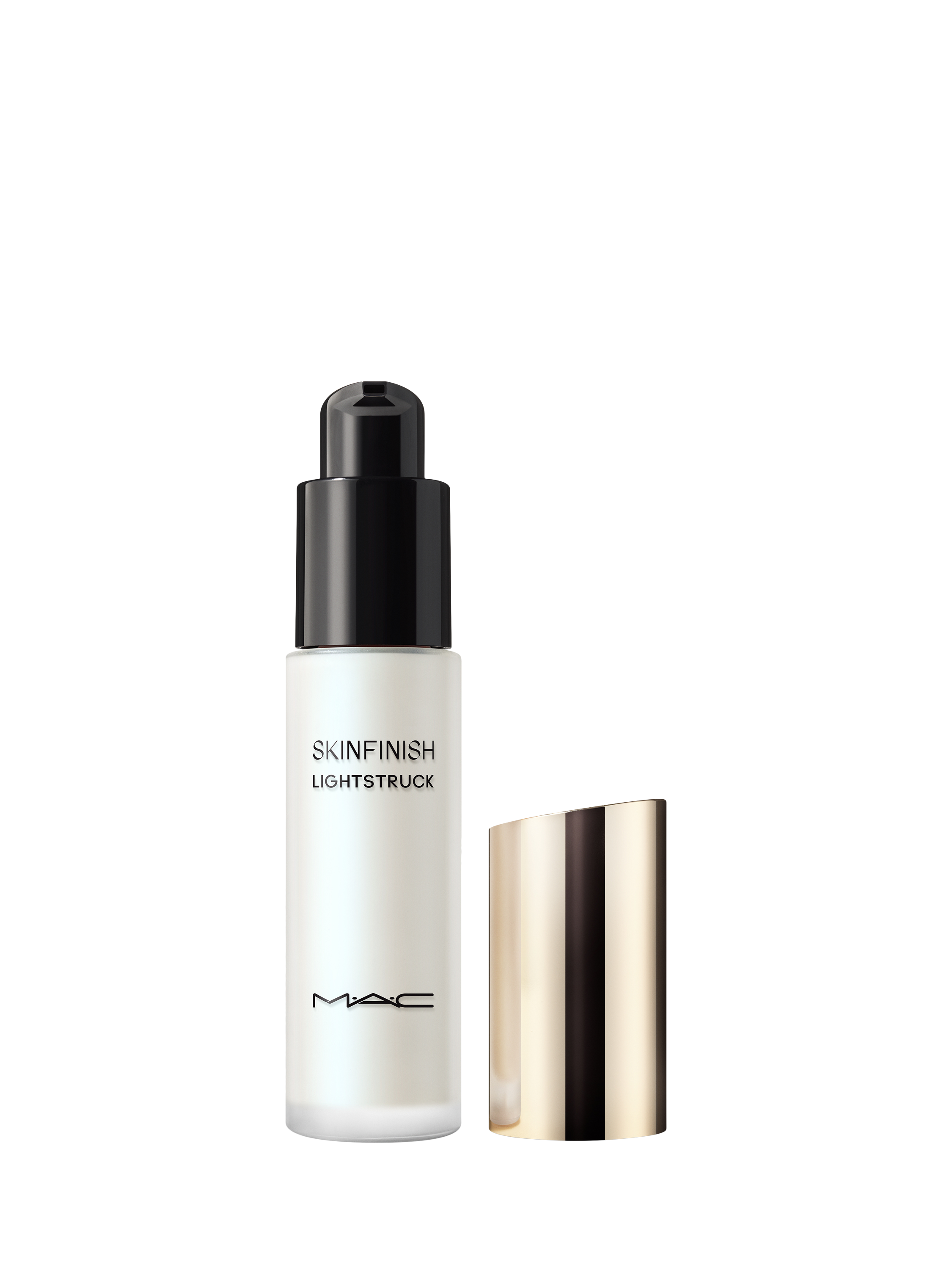 Product image 1 of 4, which shows MAC Skinfinish Lightstruck Liquid Highlighter, Glacial