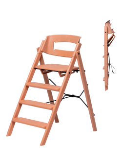 KAOS Klapp Highchair, Terracotta Pink, Terracotta Pink