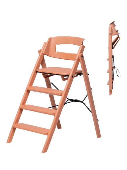 KAOS Klapp Highchair, Terracotta Pink, Terracotta Pink