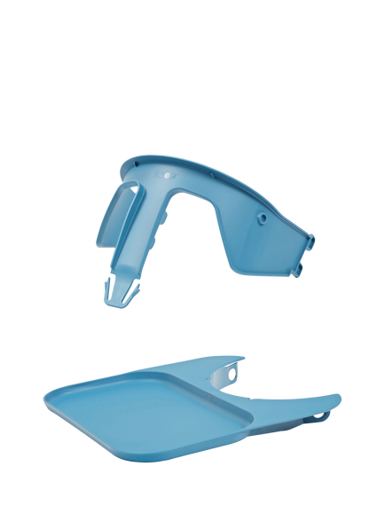 KAOS Klapp Safety Rail & Tray, Swedish Blue, Swedish Blue