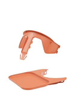 KAOS Klapp Safety Rail & Tray, Terracotta Pink, Terracotta Pink