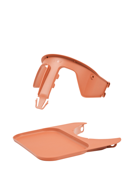 KAOS Klapp Safety Rail & Tray, Terracotta Pink, Terracotta Pink