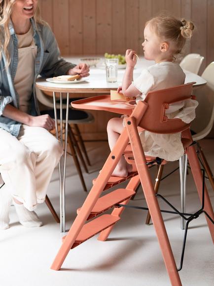KAOS Klapp Safety Rail & Tray, Terracotta Pink - view 2, Terracotta Pink