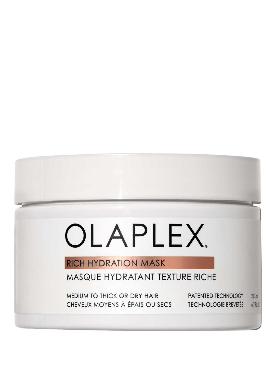 Product image 1 of 9, which shows Olaplex Rich Hydration Hair Mask, 200ml