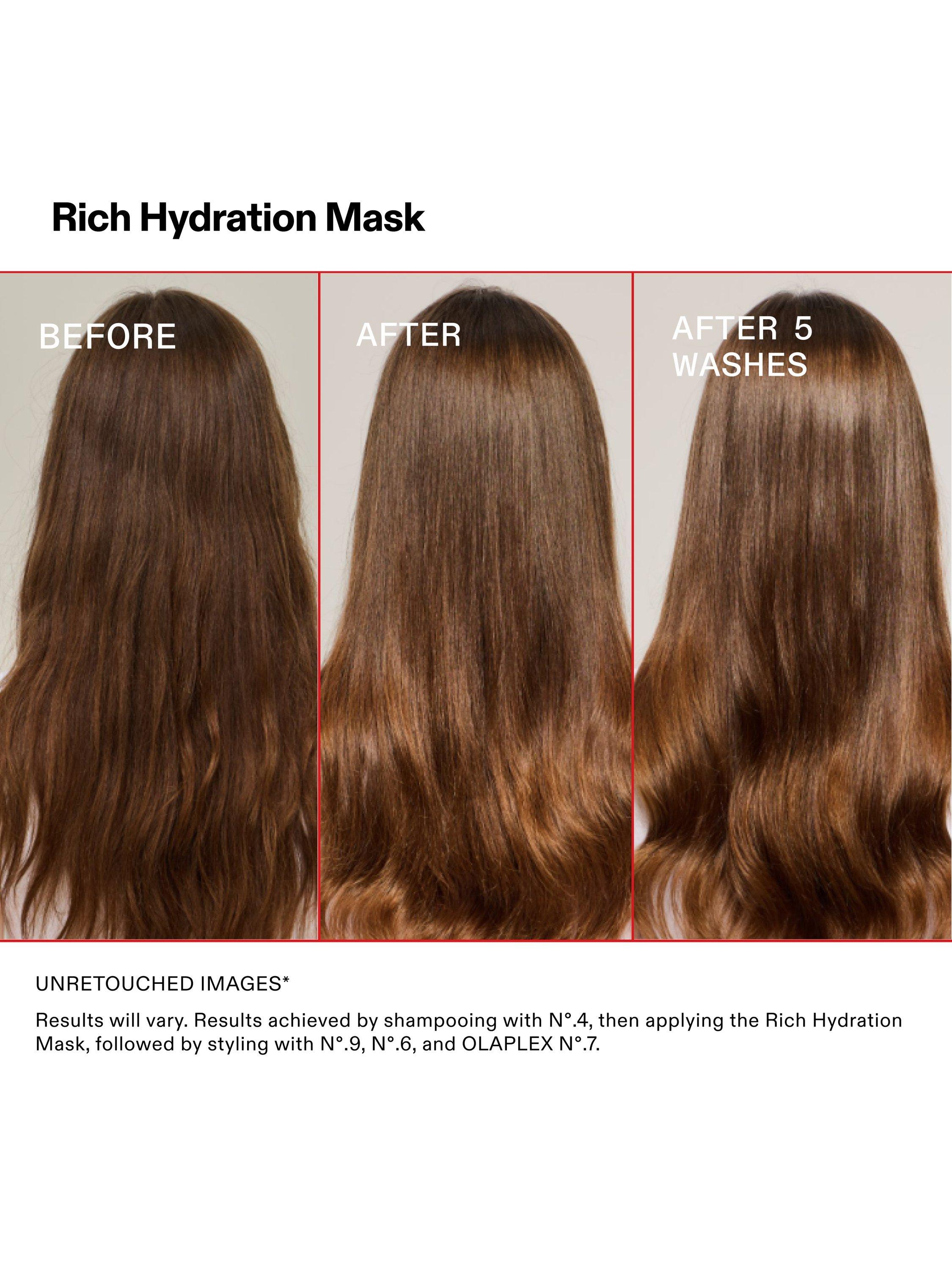 Product image 6 of 9, which shows Olaplex Rich Hydration Hair Mask, 200ml