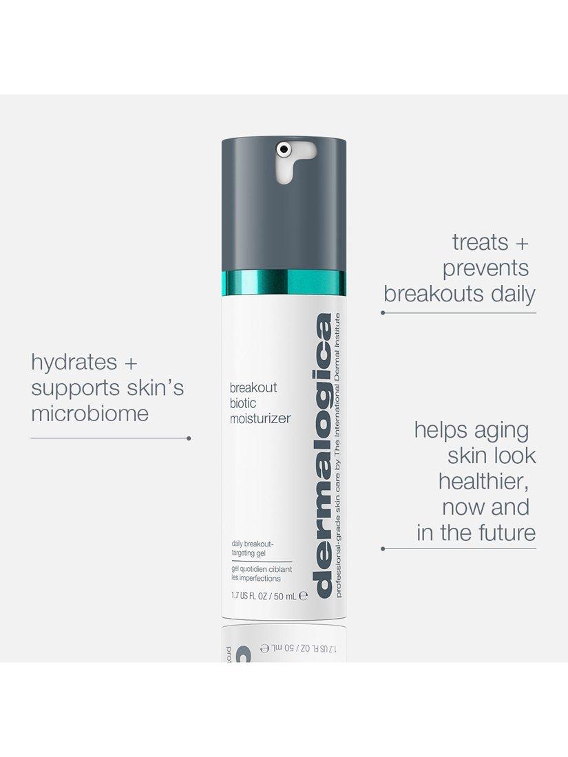 Product image 3 of 9, which shows Dermalogica Breakout Biotic Moisturiser, 50ml