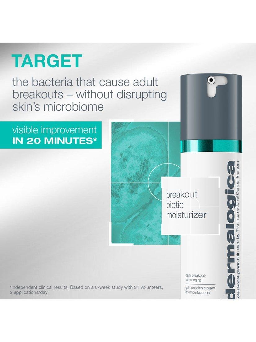 Product image 4 of 9, which shows Dermalogica Breakout Biotic Moisturiser, 50ml
