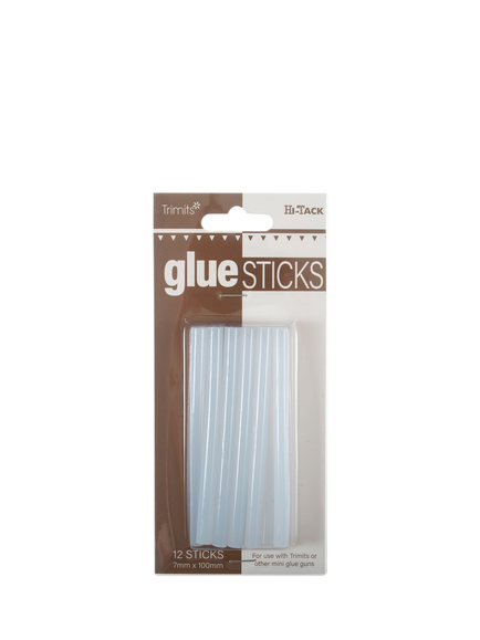 HI TACK Glue Sticks, Pack of 12, Multi Multi