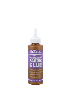 HI TACK Permanent Fabric Glue, 115ml, Multi Multi