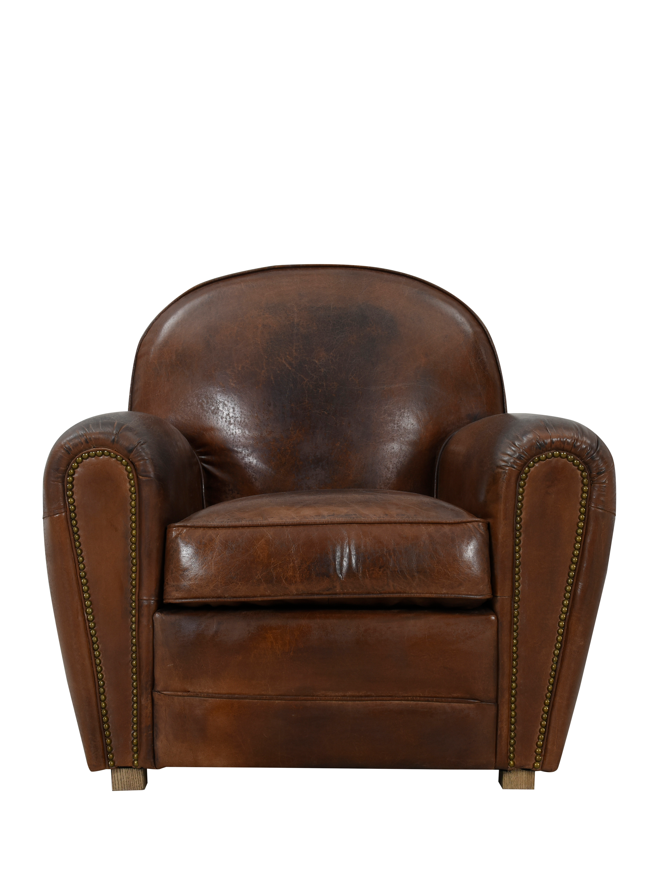 Club Range, Halo Club Leather Armchair, Classic Cognac